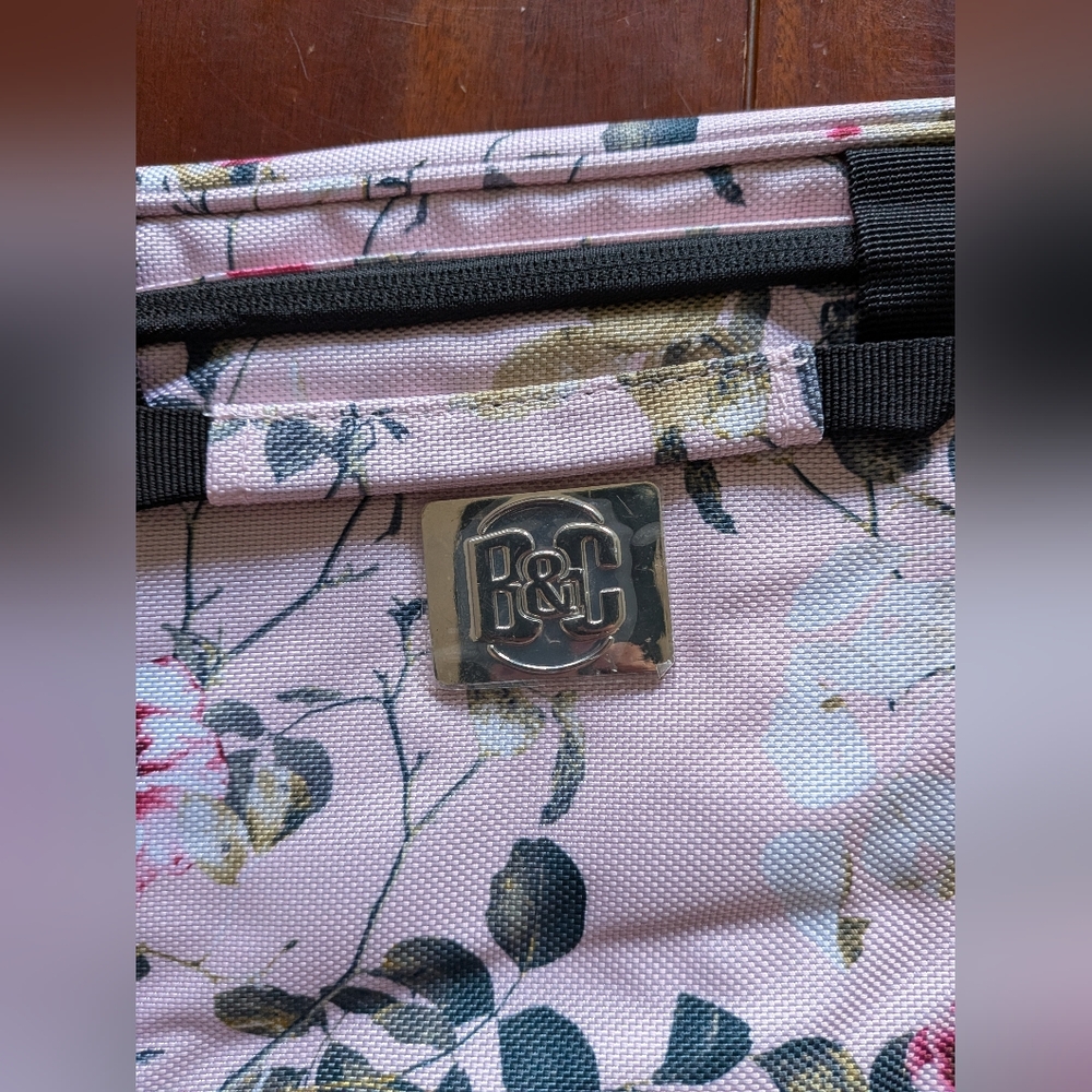 Pink Floral Travel Bag for Women
